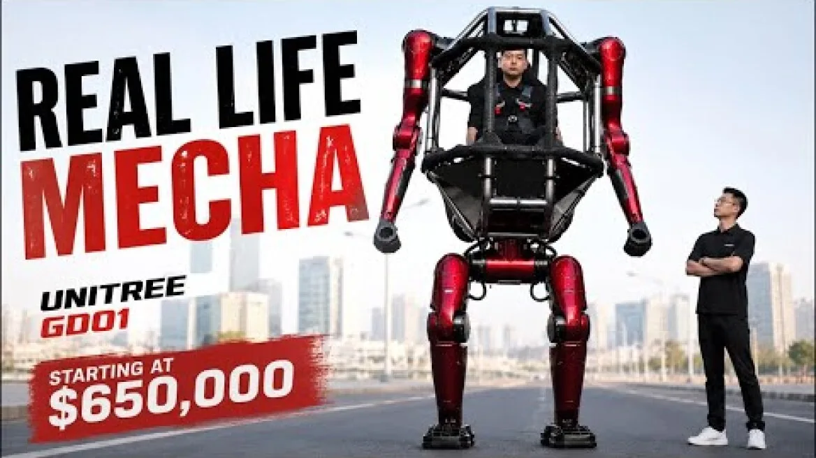 Unitree Robotics παρουσιάζει GD01: Γιγαντιαίο επανδρωμένο ρομπότ σε μαζική παραγωγή