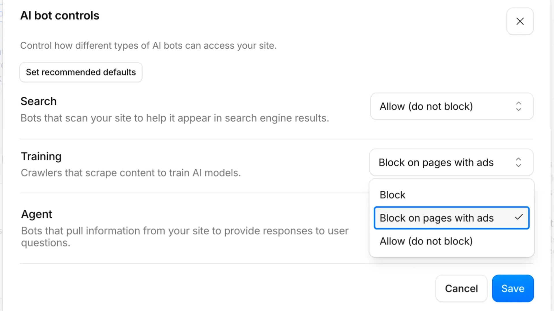 Cloudflare αντικαθιστά το γενικό μπλοκάρισμα bot AI με λεπτομερείς ελέγχους